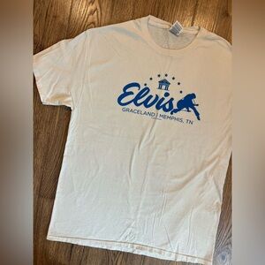 Graceland Memphis Tennessee Home of Elvis Presley T-Shirt Mens Large EUC